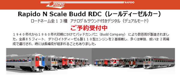 摜Q Rapido Budd RDC \