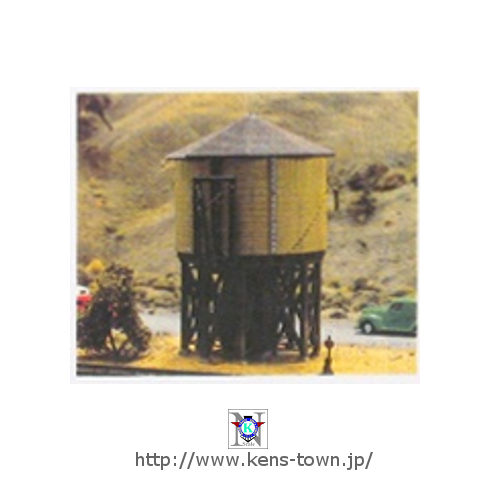 thumbnail interactive-video image 1 of Tichy Train Group 2600 Wood Water Tank Kit – N Scale 1:160 Model Railroad 1 of 5
